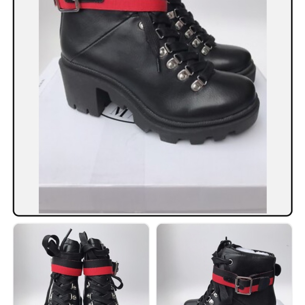 Rude Black Multi Combat Hiker Boot